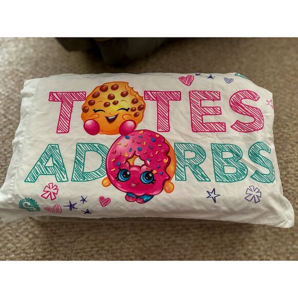 Shopkins Twin Sized Bedding Bundle RARE FIND EUC - Picture 1 of 5